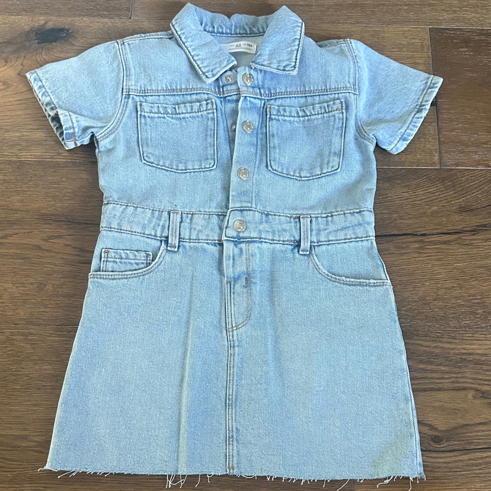 Zara Sky Blue Denim Jacket